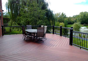 TimberTech Composite Deck and Elegant Railing