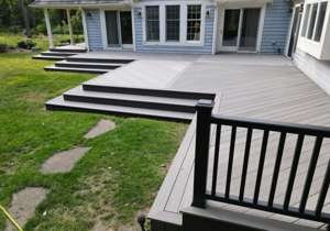 Large Patio Style Deck